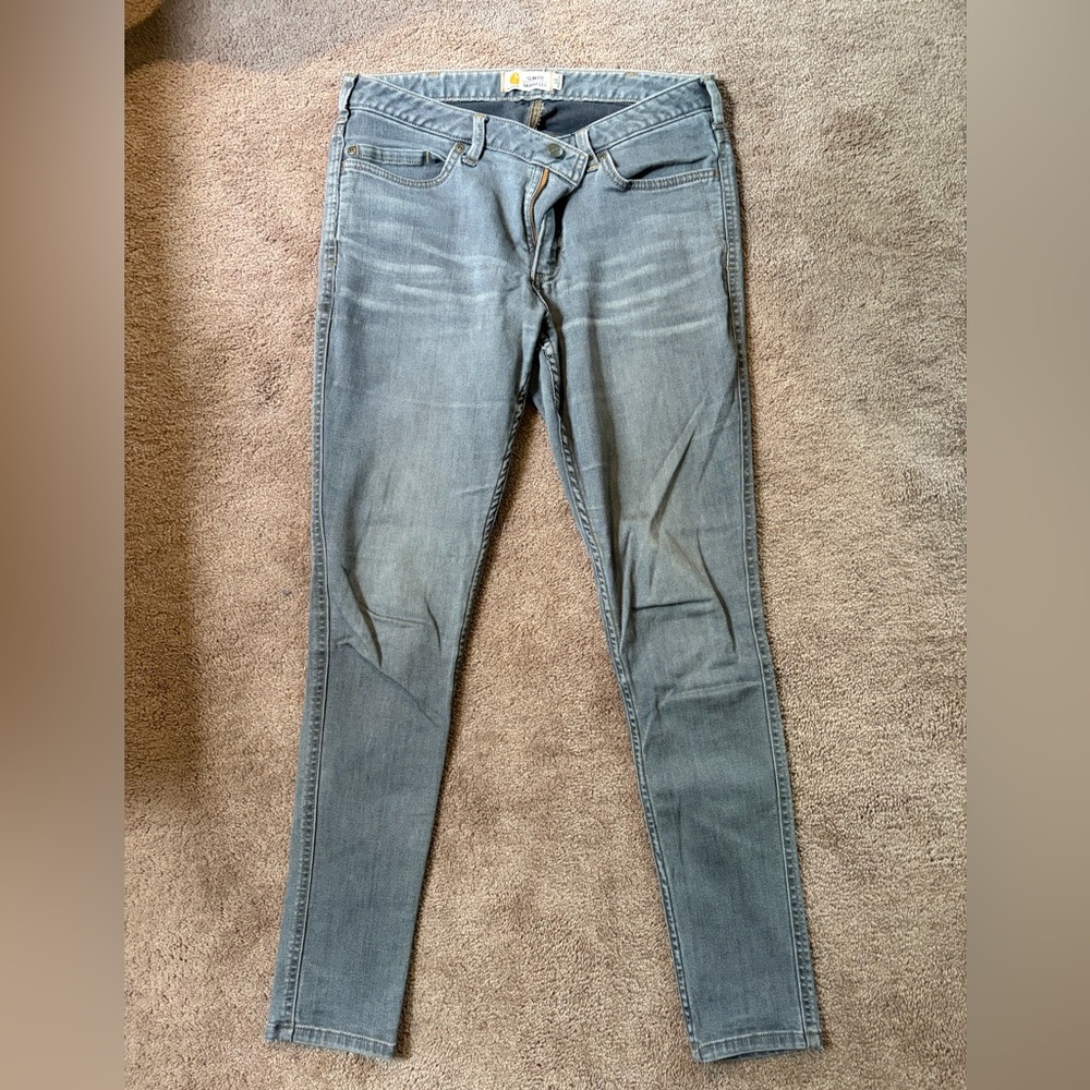 Carhartt Women’s Slim Fit Skinny Gray Jeans 10R